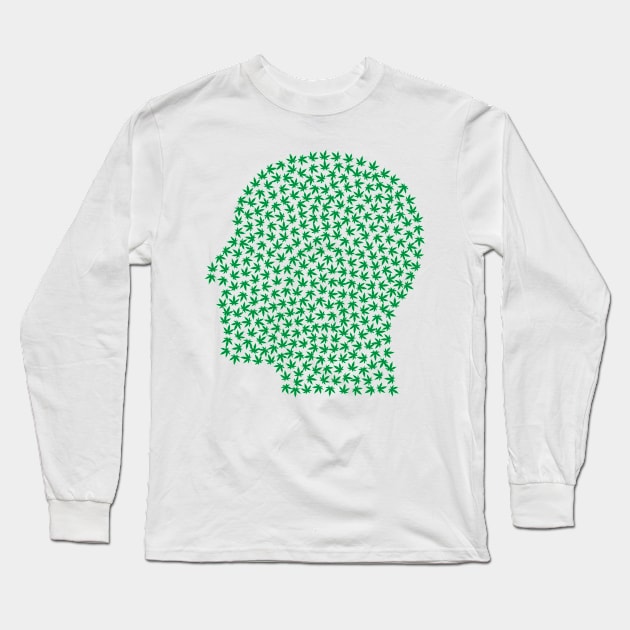 weed head Long Sleeve T-Shirt by MarkoShirt